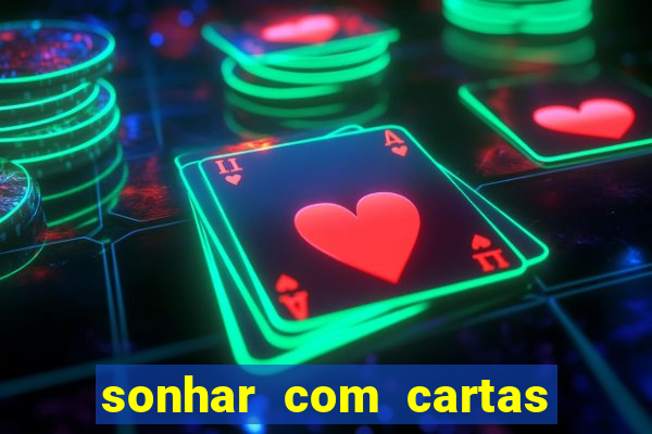 sonhar com cartas de baralho no chao